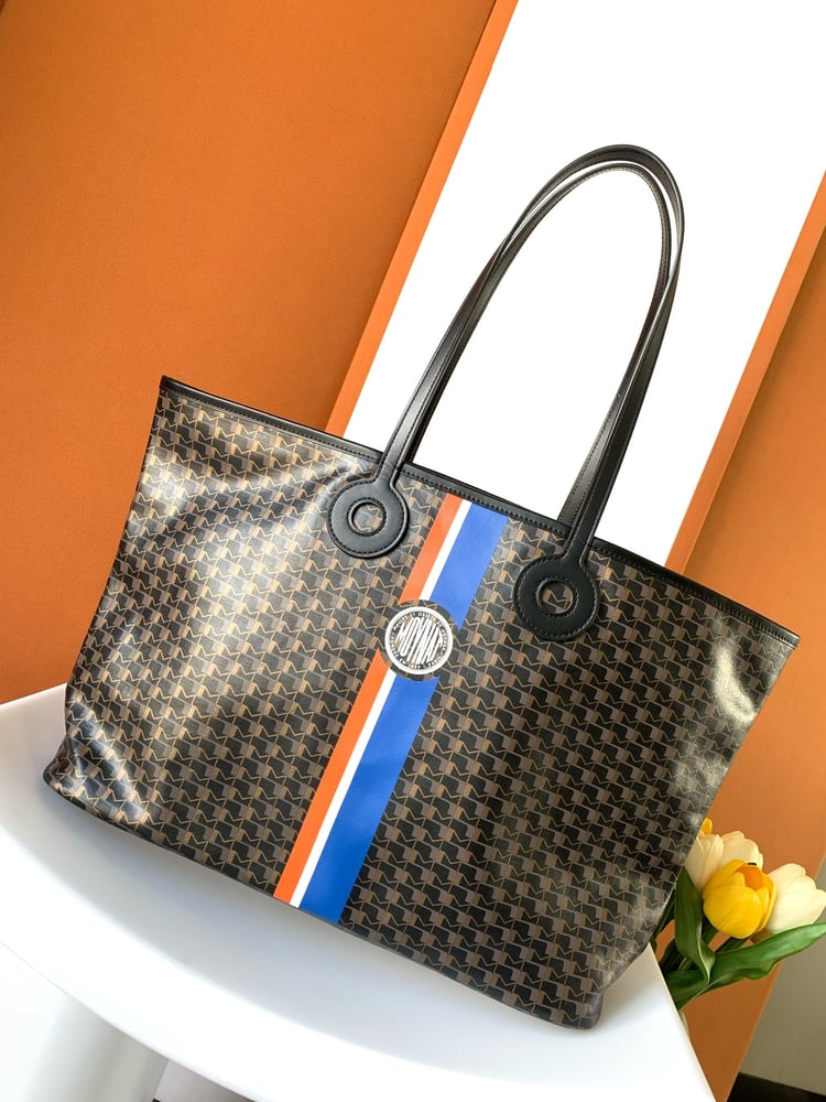حقيبة Moynat توت من كانفاس بلون اسود\بني