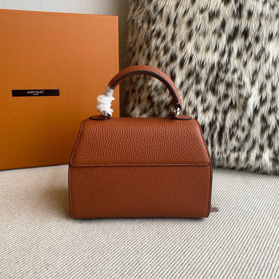 حقيبة Moynat ميني Rejane الكلاسيكية بلون بني