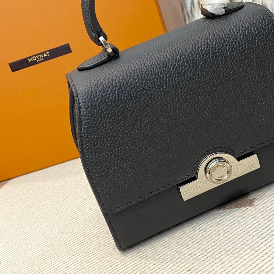 حقيبة Moynat ميني Rejane الكلاسيكية السوداء