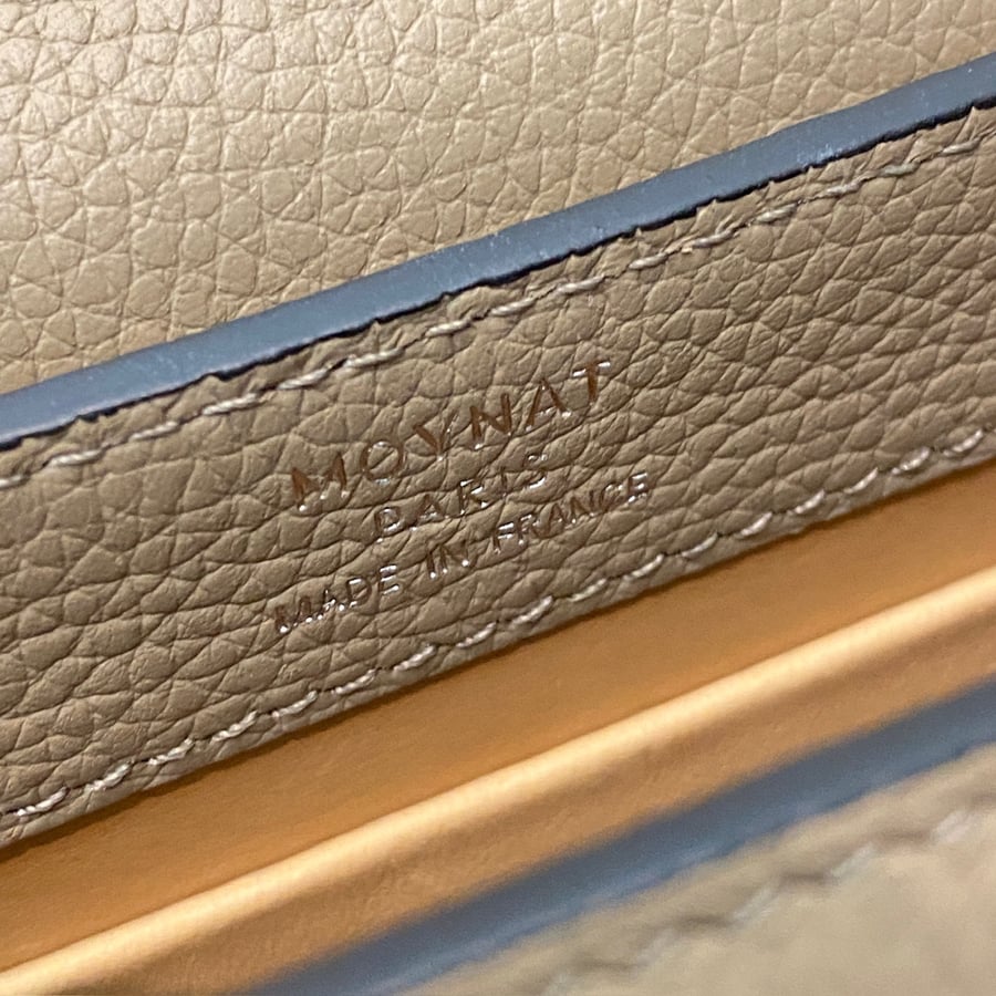 حقيبة Moynat ميني Rejane الكلاسيكية بلون رمادي