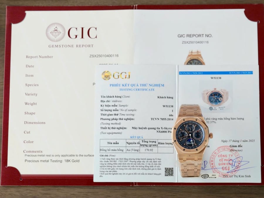 Audemars Piguet 26574 Blue Dial Watches 18K Gold Wrapped Custom 41mm