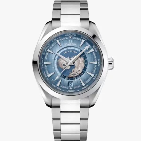 Omega Seamaster Aqua Terra 150M Co-Axial Master Chronometer GMT Worldtimer