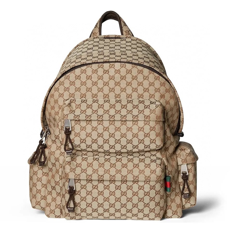 حقيبة ظهر كبيرة من قماش Gucci GG