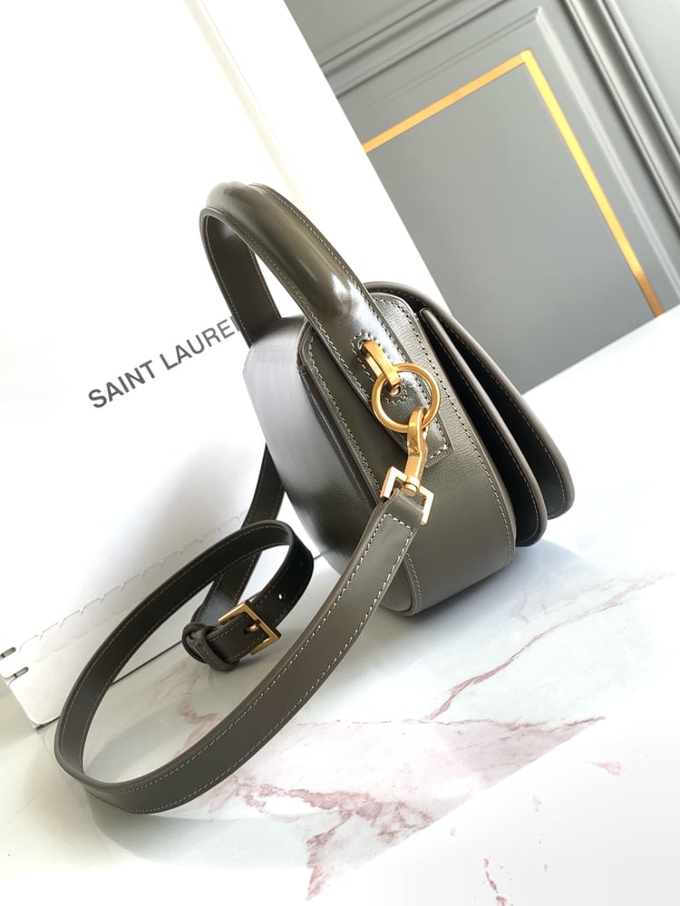 حقيبة كتف VOLTAIRE BOX SAINT LAURENT بلون أخضر