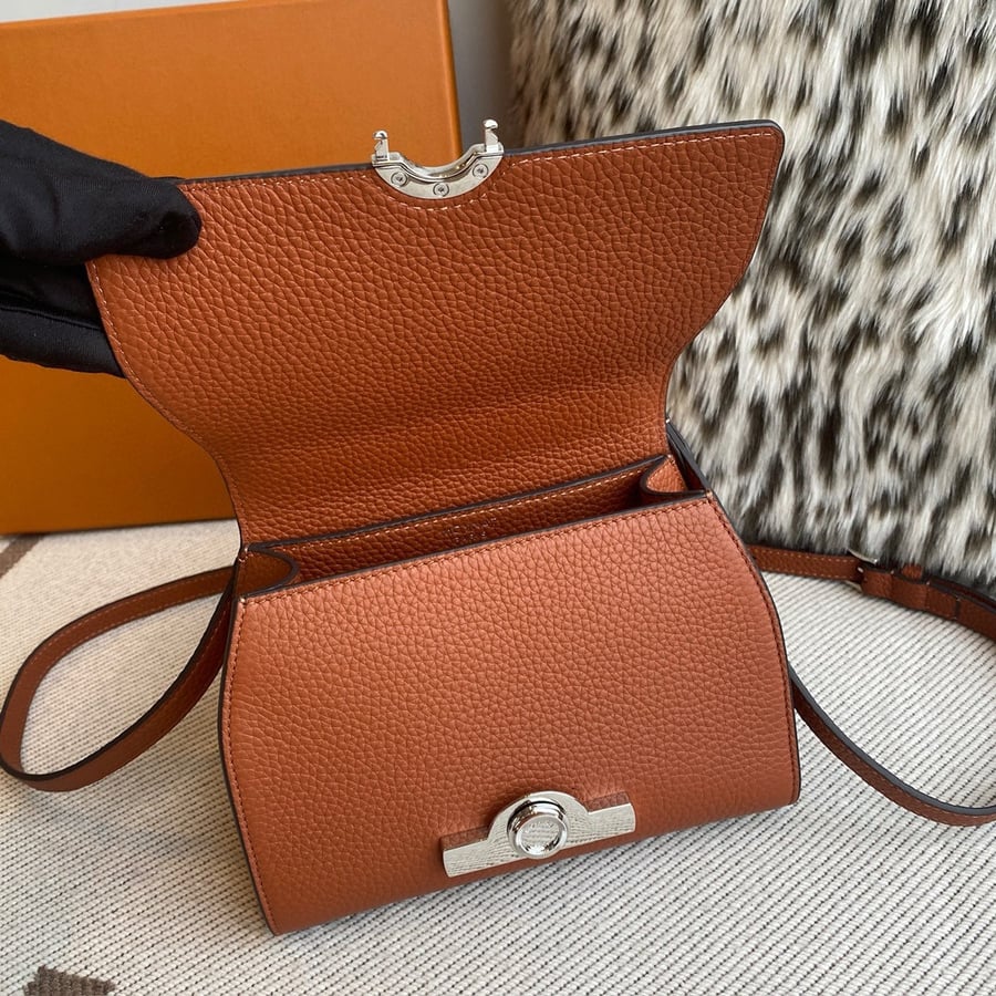 حقيبة Moynat ميني Rejane الكلاسيكية بلون بني
