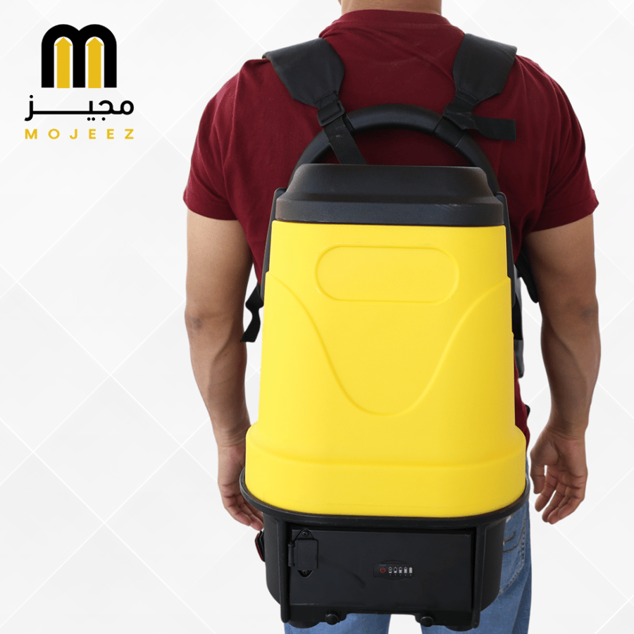 مكنسة ظهر SM-100 تعمل بالبطارية