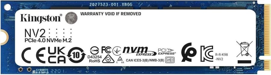 وحدة تخزين داخلي SSD  من كينجستون SNV2S/2TB - وسيط تخزين PCIe 4.0 سعة 2TB