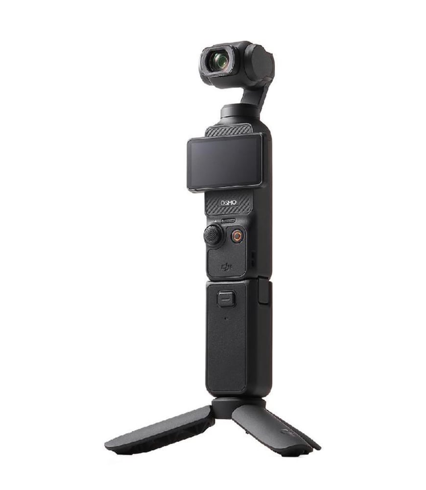 مجموعة كاميرا دي جيه اوسمو بوكيت 3 كرييتور - DJI Osmo Pocket 3 Creator – تصوير 4K/120fps بمستشعر 1 إنش وتثبيت ثلاثي وتتبع ذكي وميكروفون مدمج