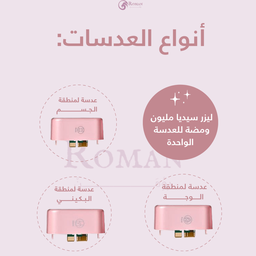 عدسة ازالة شعر ليزر T16