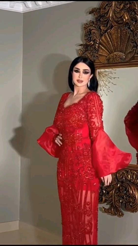 فستان نسائي سهره خامة جازار كمبيوتر مع فصوص