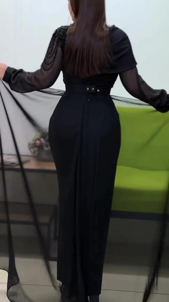فساتين سهره خامة تفته مع جورجيت