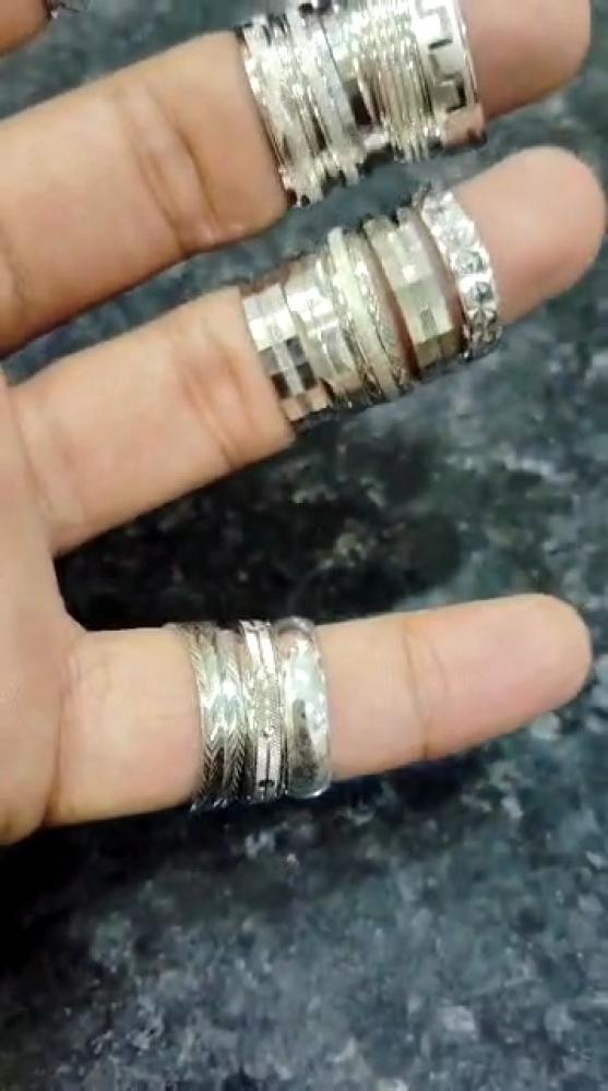 دبل فضة خالص عيار925 دبل رجالي فضه