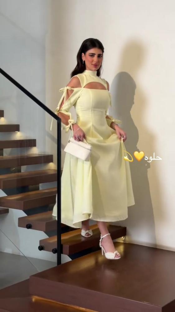 فستان نسائي سهره قماش باربي