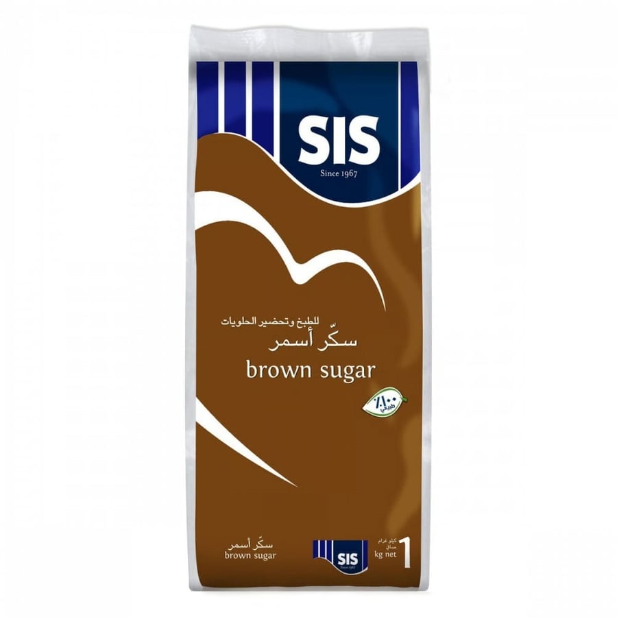 سكر بني رطب للكوكيز 1 كيلو SIS - خبايا الشوكولاتة