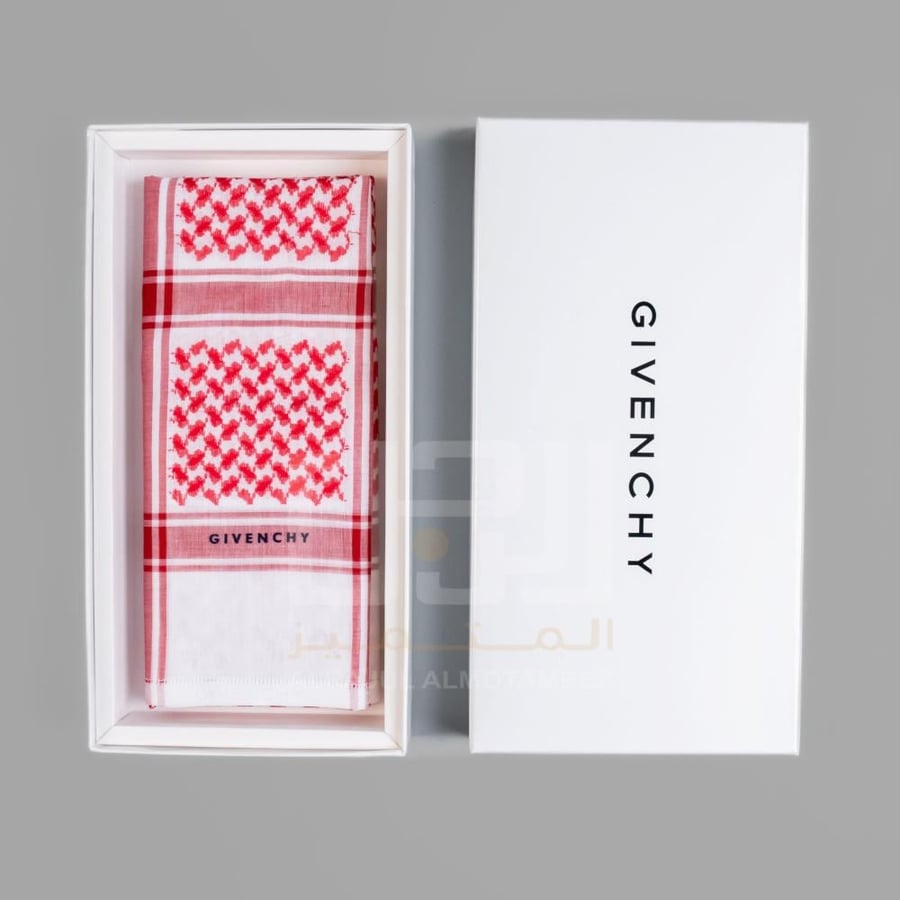 Classic red shemagh from Givenchy 52