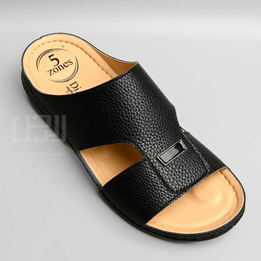 Men's black medical shoes