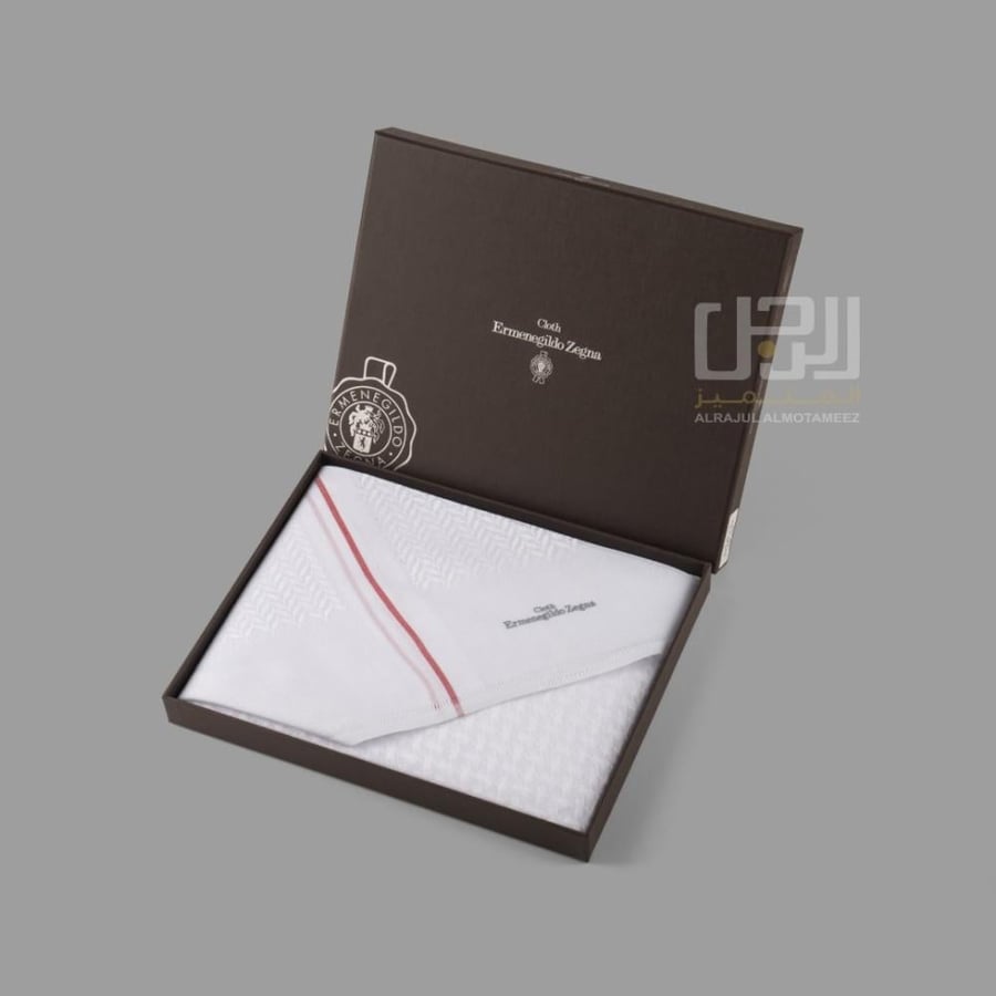 شماغ Ermenegildo Zegna الابيض المميز 2026
