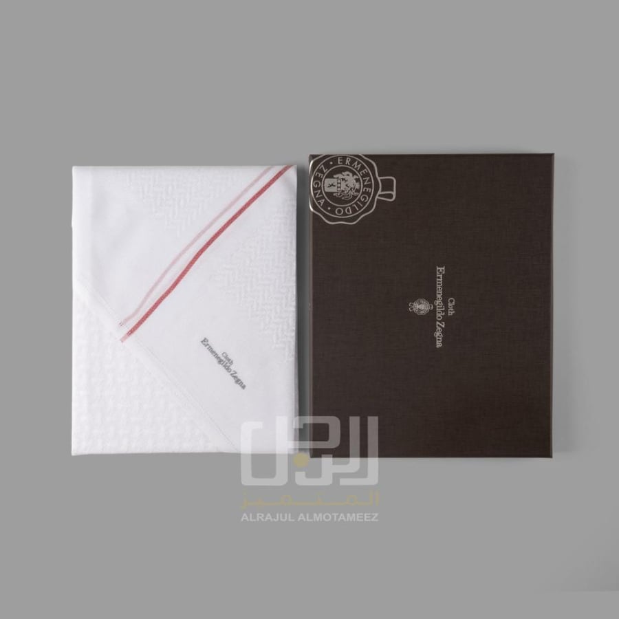 شماغ Ermenegildo Zegna الابيض المميز 2026