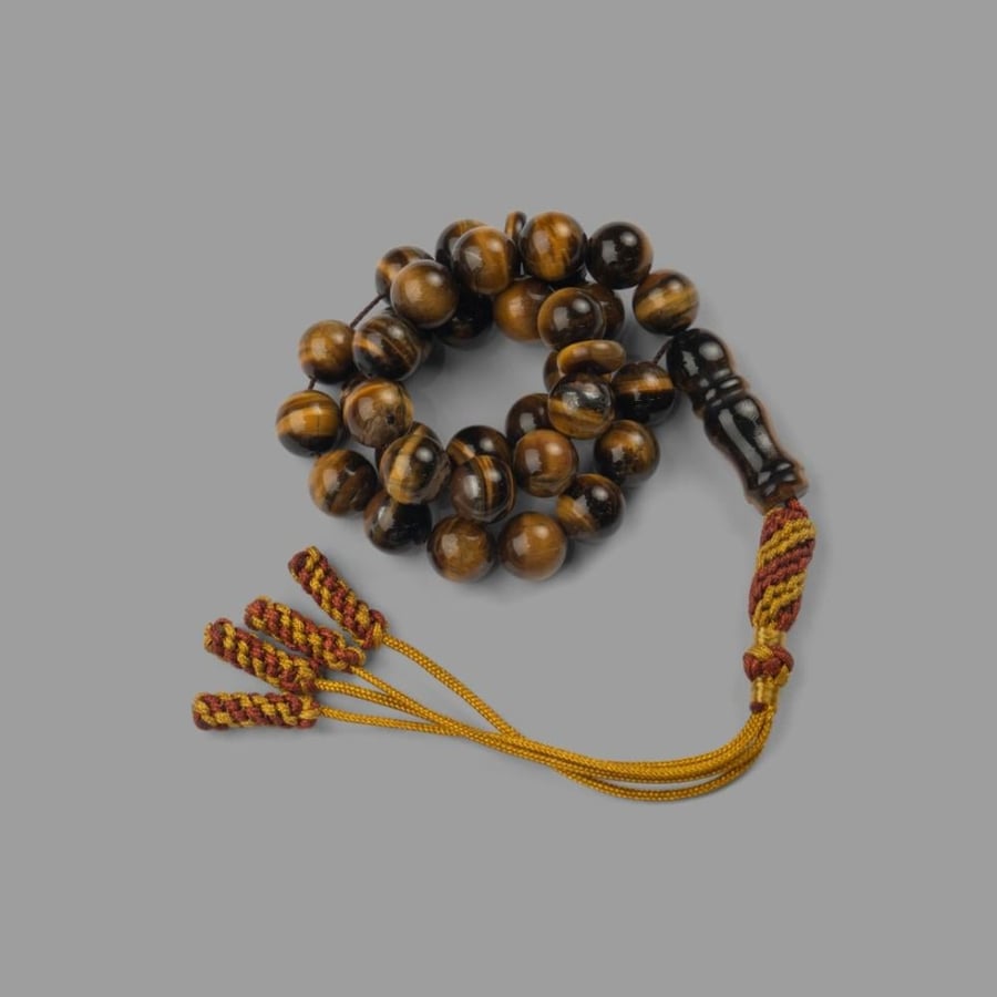 Tiger's Eye Stone Rosary by Valor