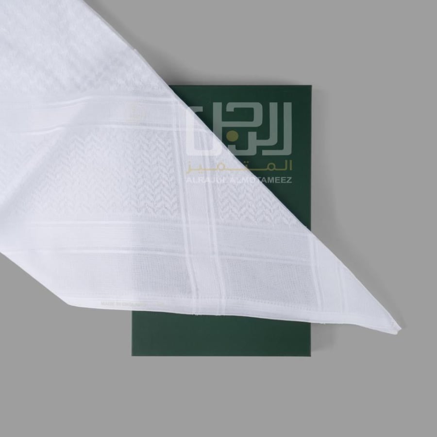 شماغ العطار كلاسيك ياقوت ابيض