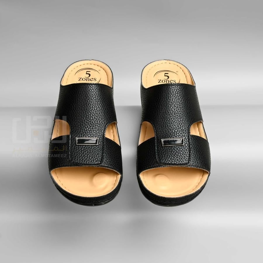 Men's black medical shoes