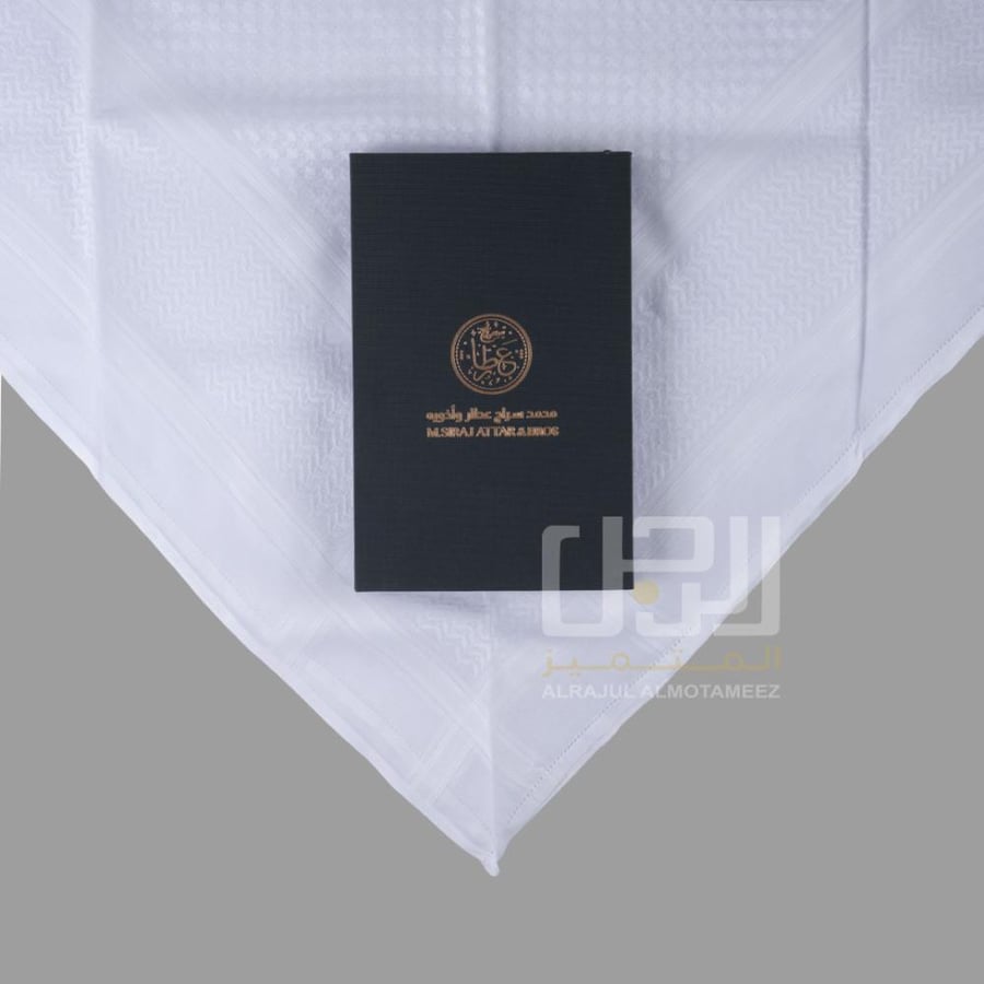 شماغ العطار أبيض كلاسيك ابيض انجليزي