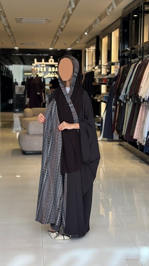 عباية كشميري دبل فيس