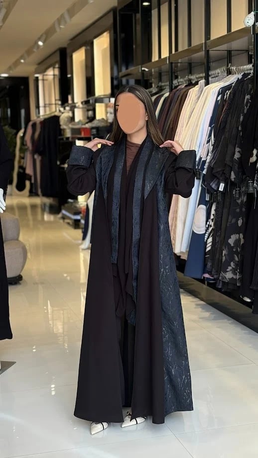 عبايه ندوش كحلي