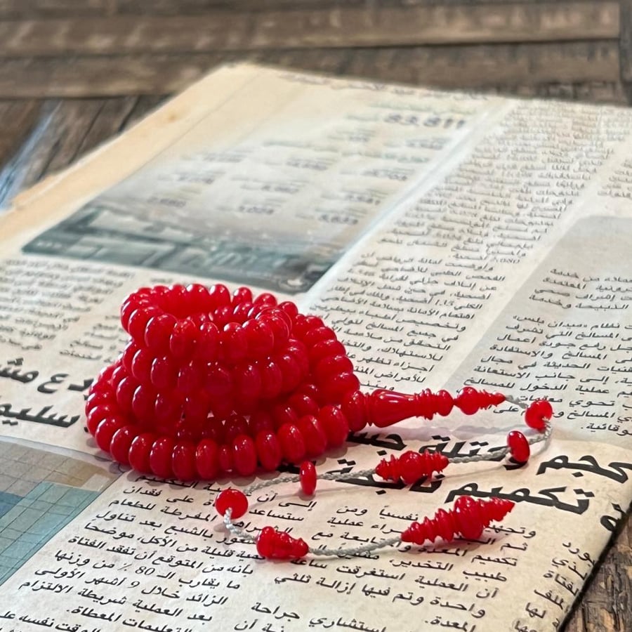 مسباح بكلايت قديم من مساطر تعريق