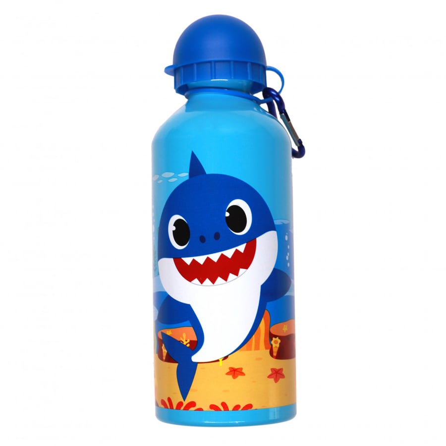 بيبي شارك- زمزمية الومنيوم 600 مل - Baby Shark Aluminium Water Bottle 600 ml