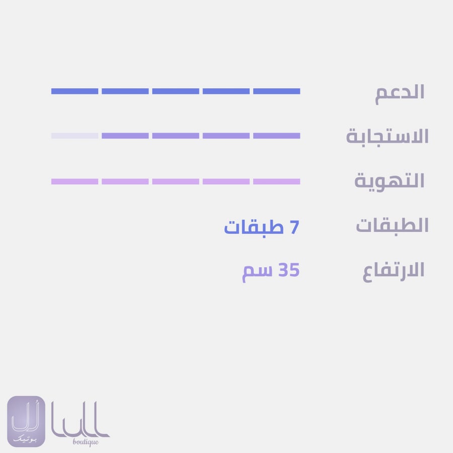 مرتبة جيل بيدك مقاس مجوز
