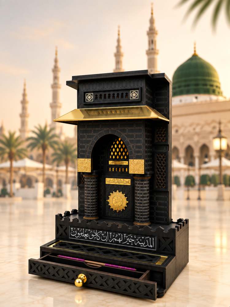 مجسم باب الملك عبدالعزيز في الحرم النبوي