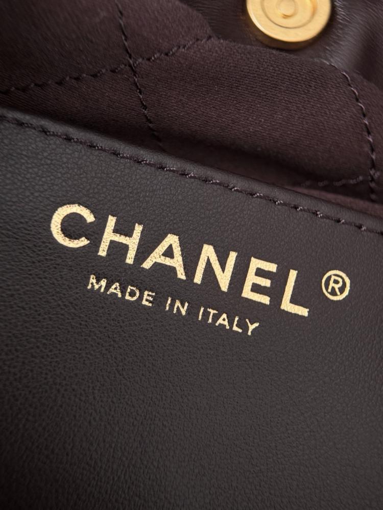Chanel 22bag mini shiny calfskin