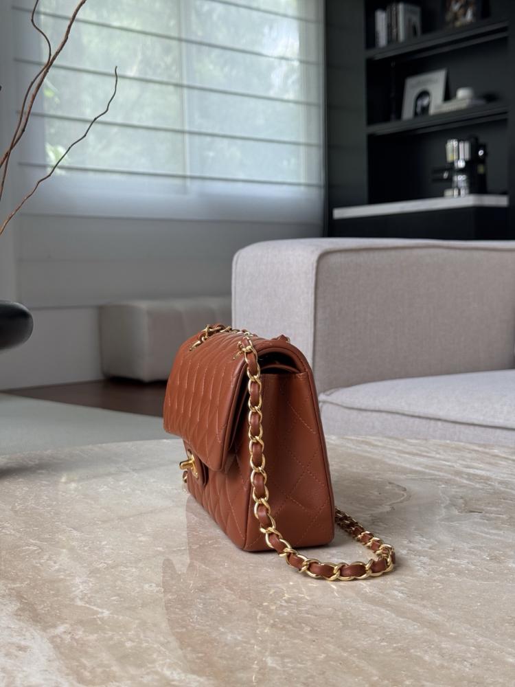 Chanel cf lambskin leather ghw small