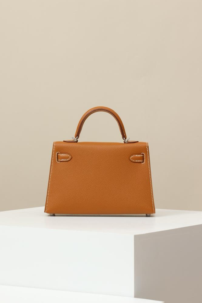 Mini kelly gold epsom