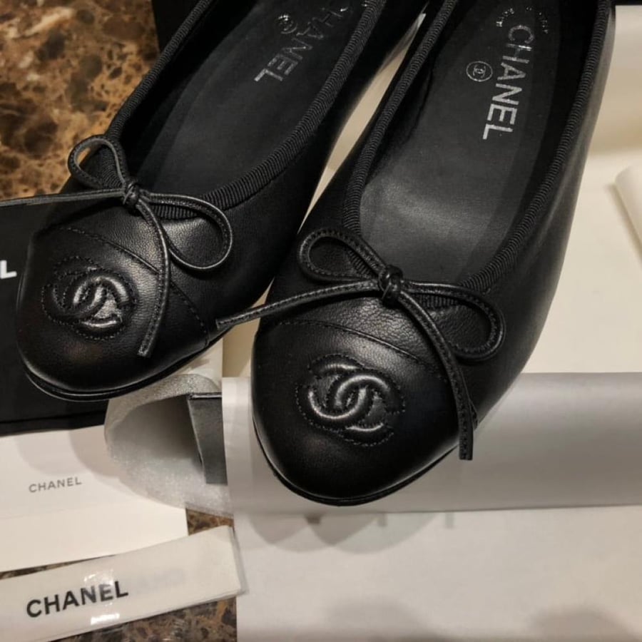 Ballet flats lambskin