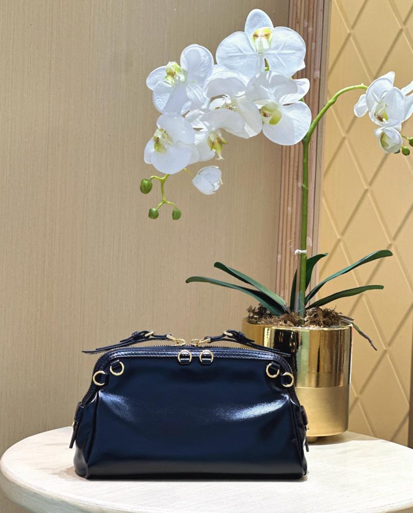 Caprice leather clutch bag