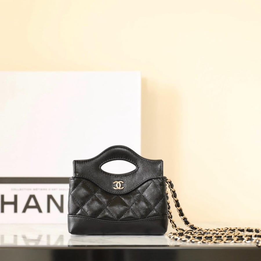 Chanel 24s Mini Shiny lambskin
