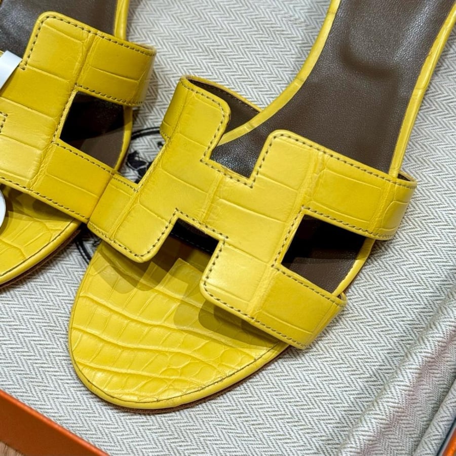 Oasis sandal crocodile