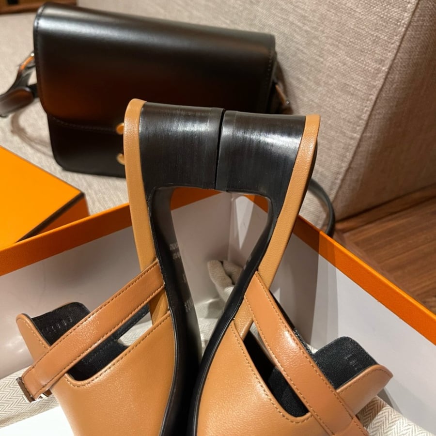 Hermès Candy Sandal palladium Hardwere