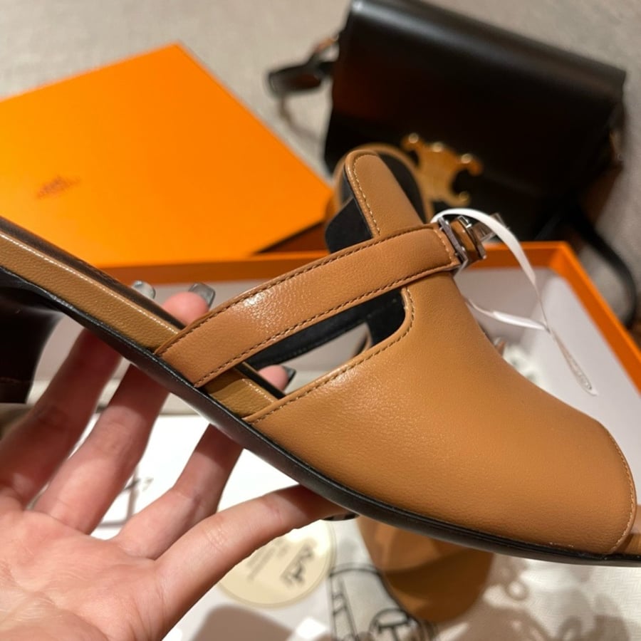 Hermès Candy Sandal palladium Hardwere