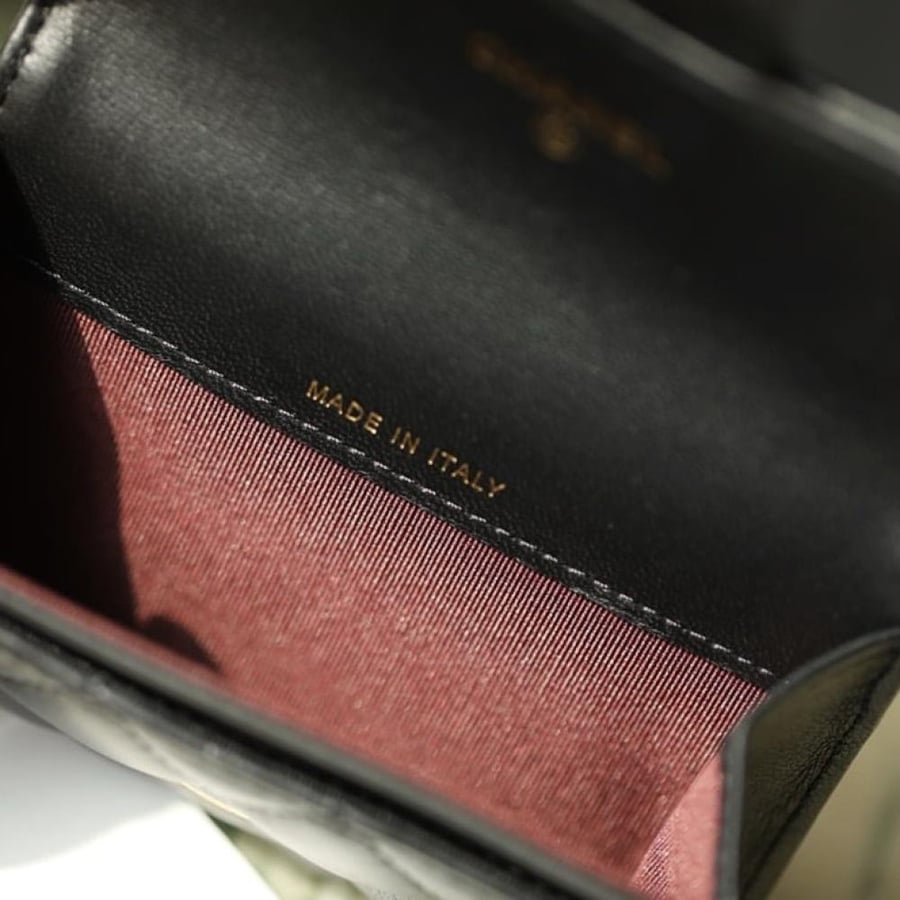 Chanel wallet lambskin leather