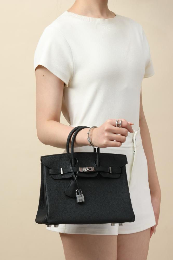 Birkin 25 black togo