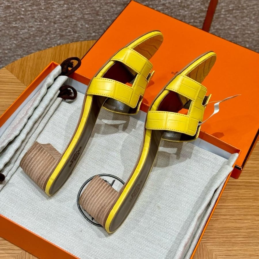 Oasis sandal crocodile
