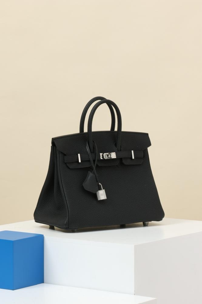 Birkin 25 black togo