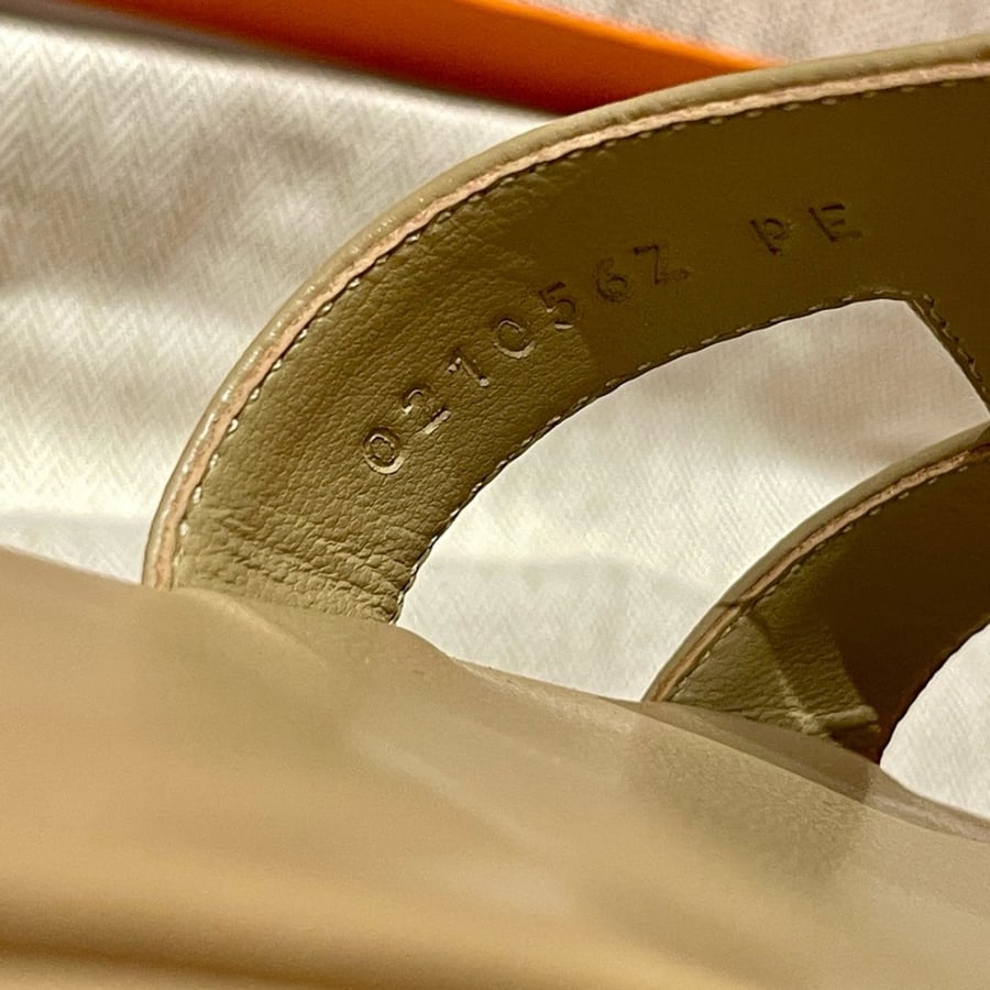Hermès Oran swift Sandals