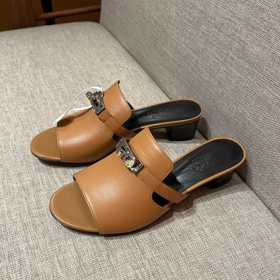Hermès Candy Sandal palladium Hardwere