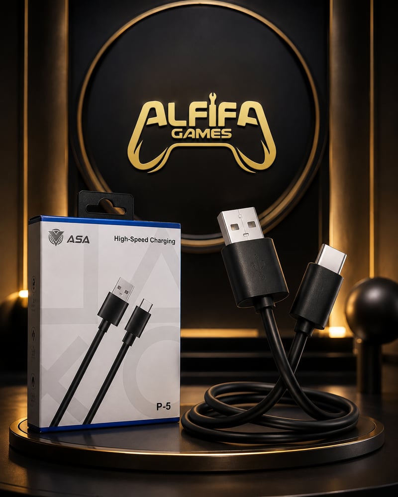 سلك شحن يد سوني PS5 وType-C ASA P-5