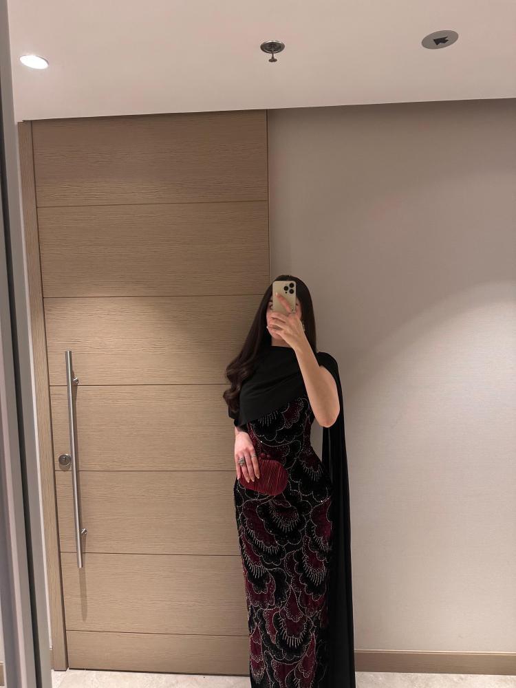 فستان سهره قطيفه انيق