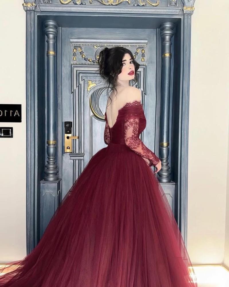 فستان سهرة عودي تل